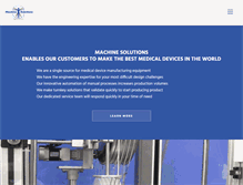 Tablet Screenshot of machinesolutions.com